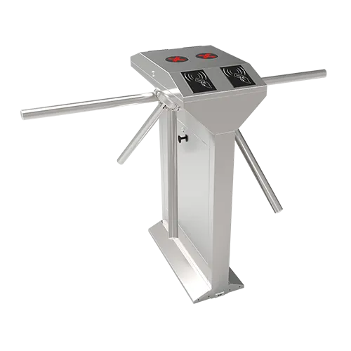 Турникет-трипод двухполосный ZKTeco TS1222 с контроллером и считывателем отпечатка пальца и RFID-карт магазин Алти-Групп