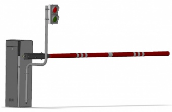 Шлагбаум автоматический Фантом Ультра-1 со стрелой 3 метра и автовозвратом стрелы
