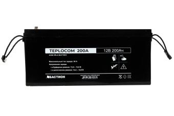 Аккумулятор герметичный свинцово-кислотный TEPLOCOM 200АЧ
