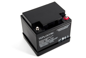 Аккумулятор герметичный свинцово-кислотный TEPLOCOM 40АЧ